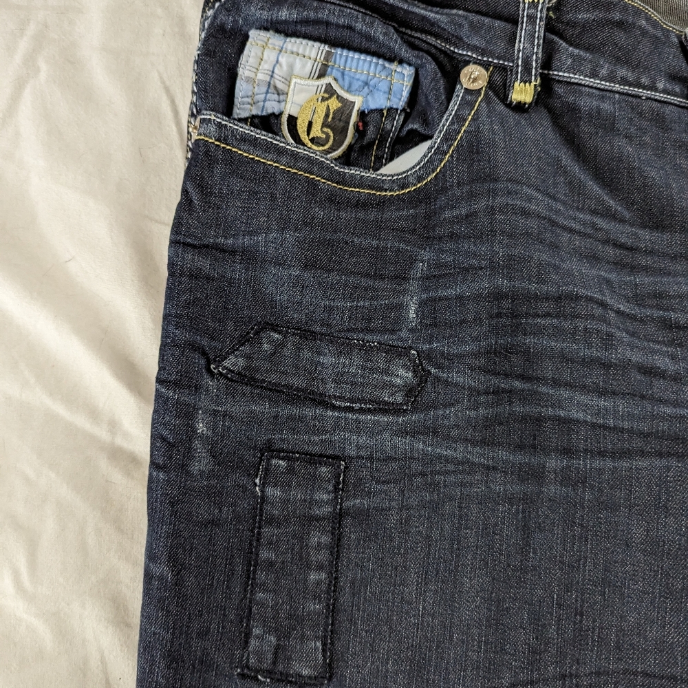 COOGI Patchwork Dark Denim Jeans - Picture 8 of 16